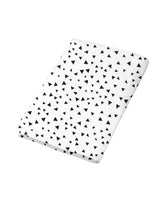 Sábana de Cajón para Cuna - Triangulitos Negros